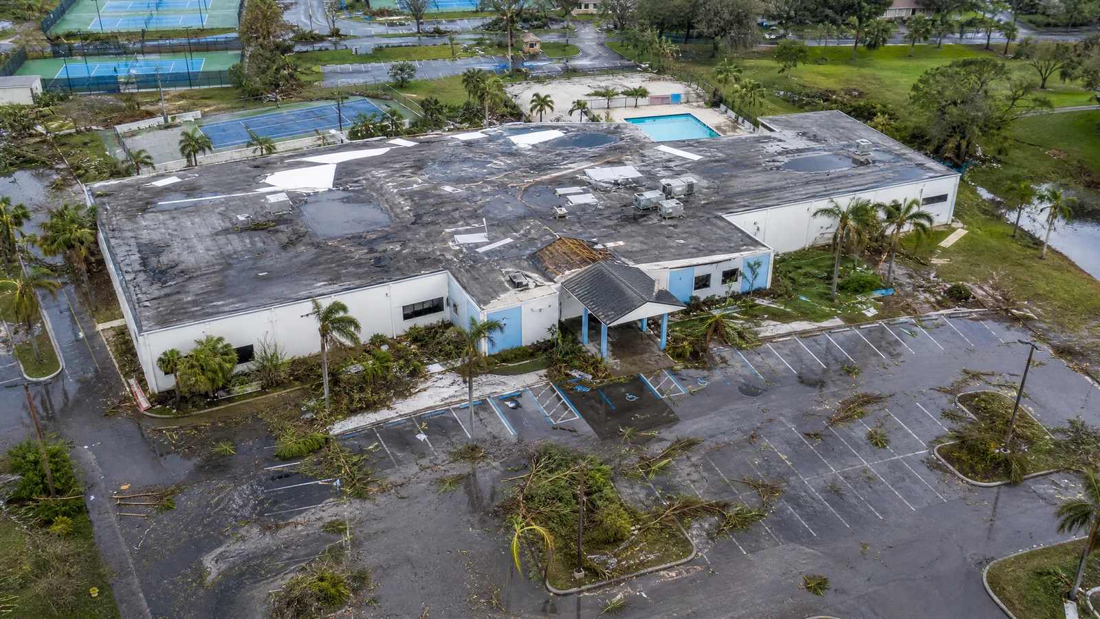 Aerial post-storm property condition documentation