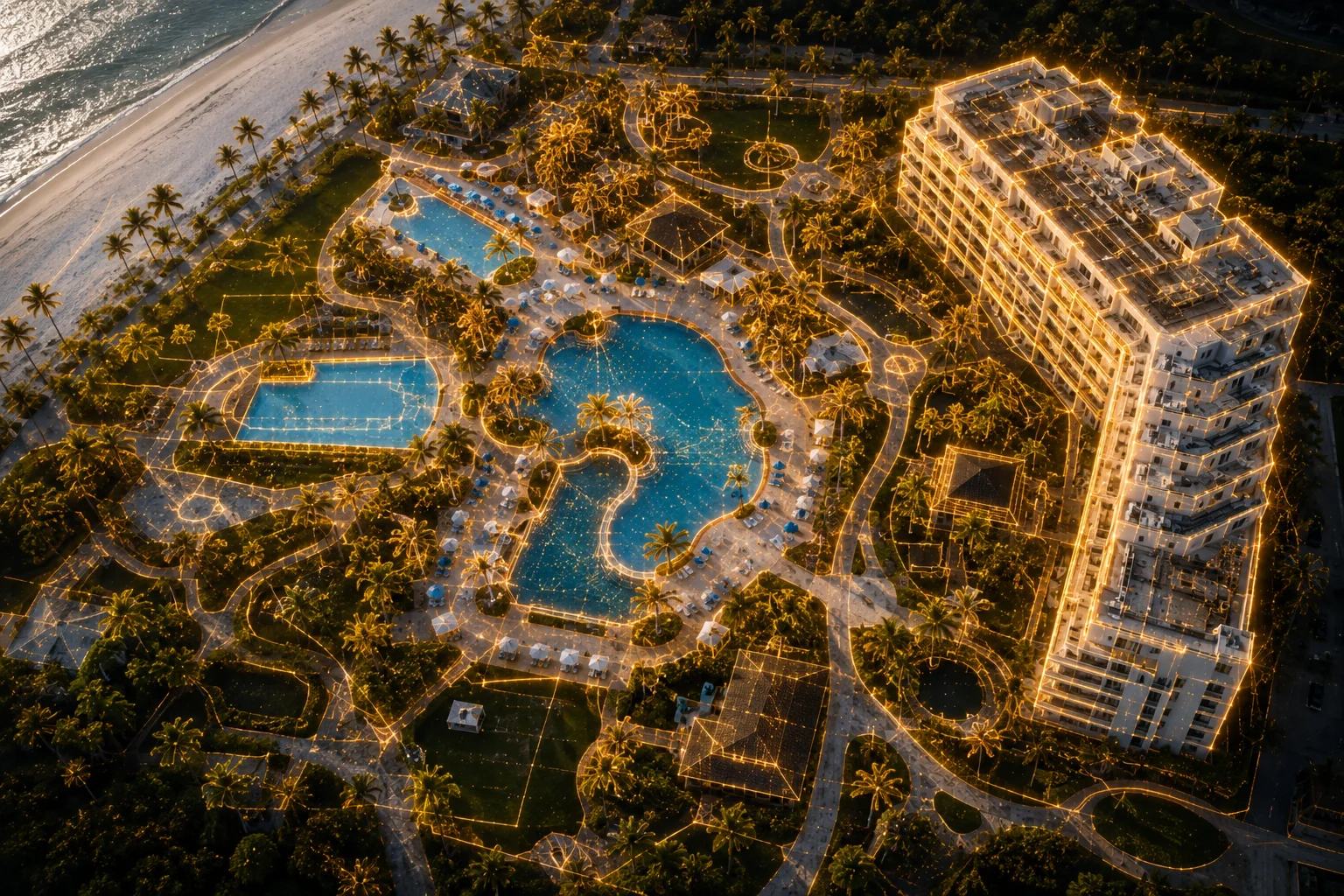 Aerial property documentation view